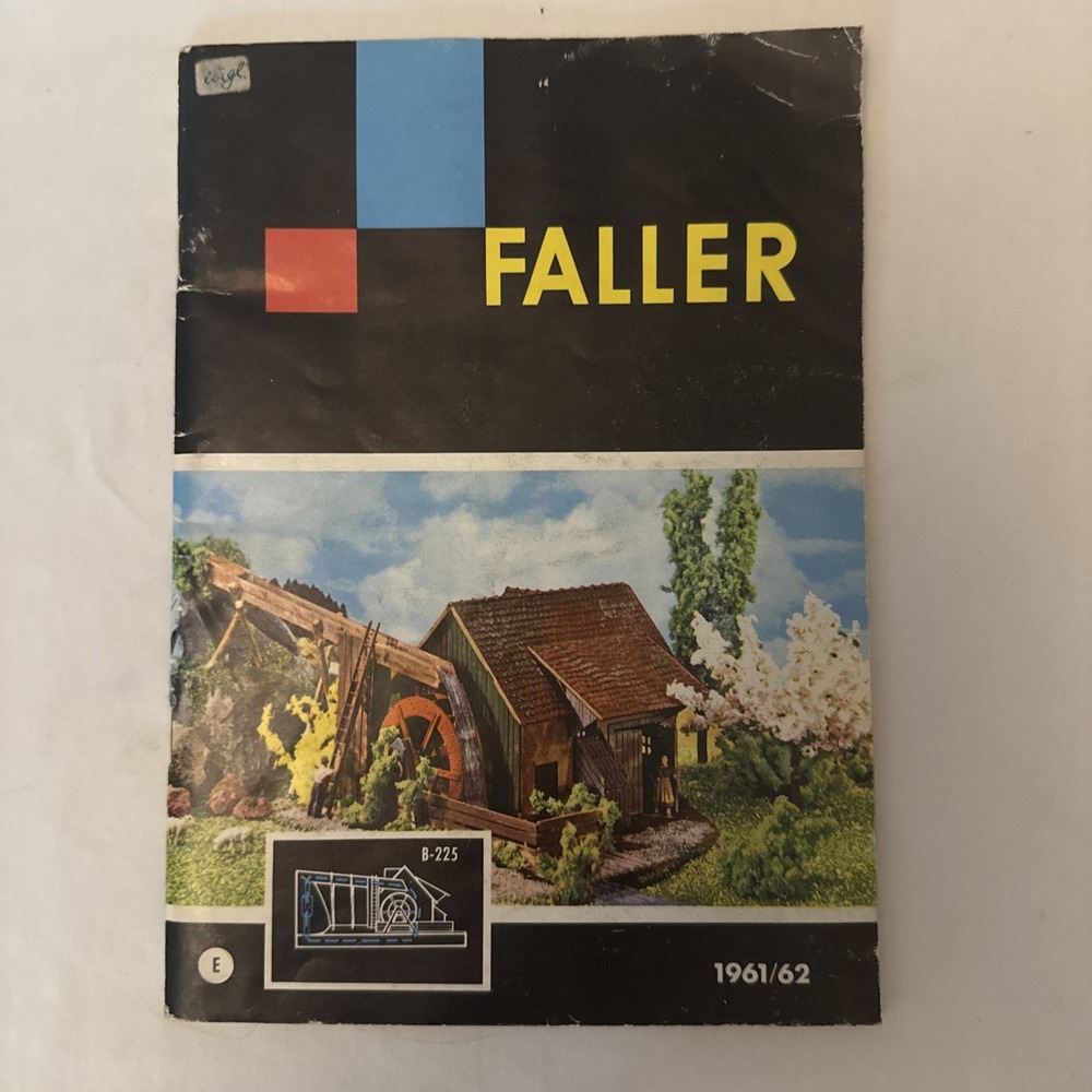 Original Faller Model Manufacturer Catalog Brochure 1961/62 65 Page catalogue